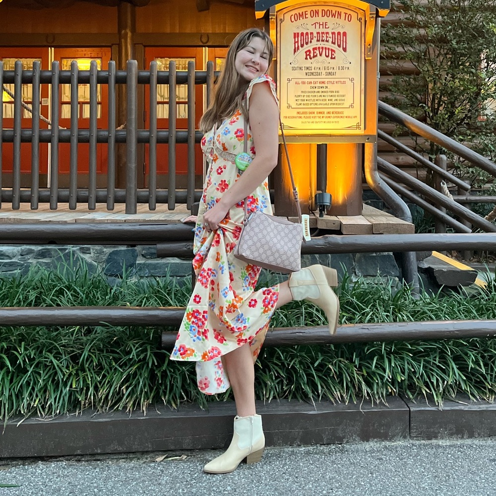 ASOS floral maxi dress